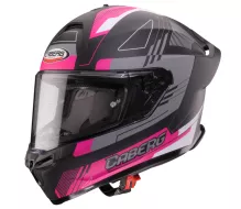 Helma na moto Caberg Roxter Colt matt black/fuchsia/white