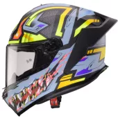 Helma na moto Caberg Roxter Hunter matt black/grey/yellow fluo