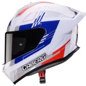 Motocyklová helma Caberg Roxter Colt white/red/blue/grey