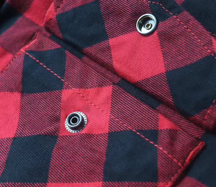 Kevlarová košile Rusty Pistons RPSWM46 Rixby red/black