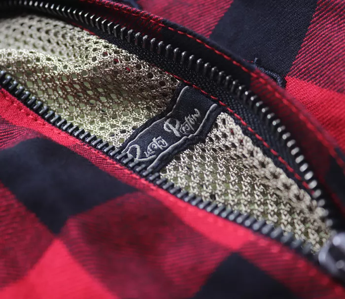 Dámská kevlarová košile Rusty Pistons RPSWW42 Rixby red/black