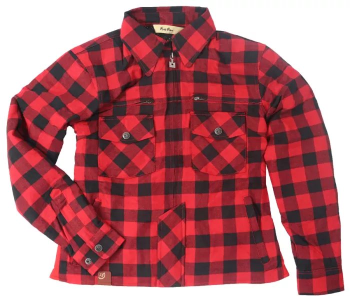 Dámská kevlarová košile Rusty Pistons RPSWW42 Rixby red/black