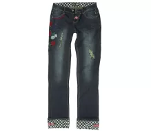 Dámské džíny Rusty Pistons RPTRW11 Rose blue