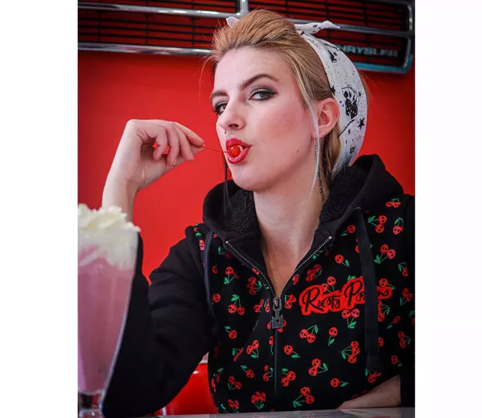 Dámská mikina Rusty Pistons RPSWW46 Borego black