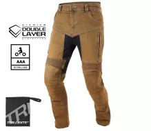 Pánské džíny Trilobite Parado doublelayer AAA slim fit men jeans rusty brown level 2