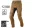 Pánské džíny Trilobite Parado doublelayer AAA slim fit men jeans rusty brown level 2