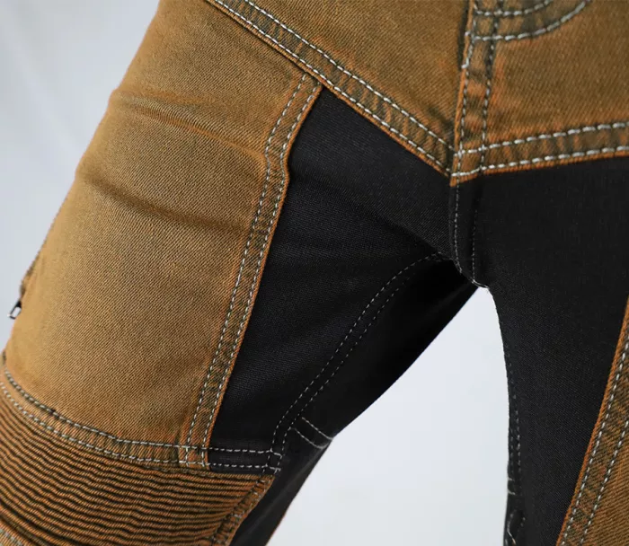 Pánské džíny Trilobite Parado doublelayer AAA slim fit men jeans rusty brown level 2