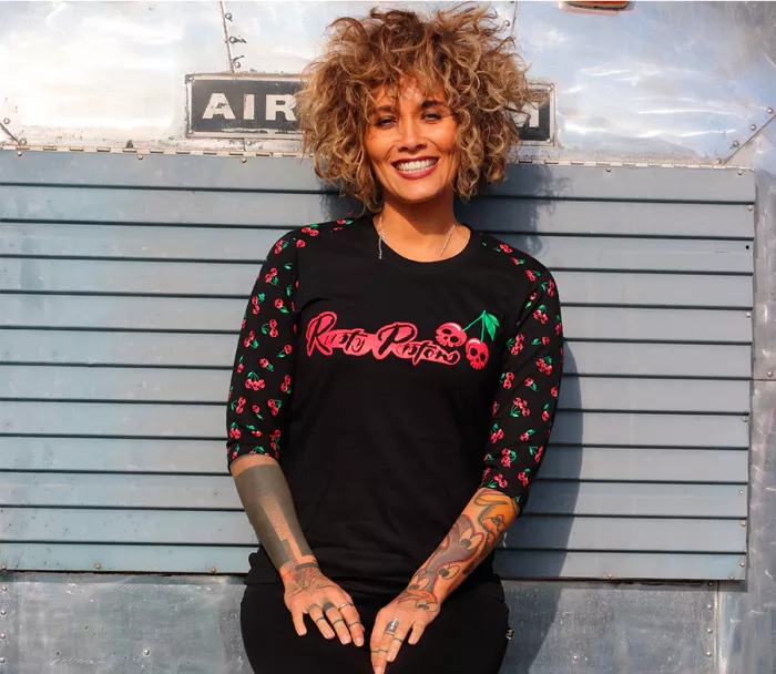 Dámské tričko Rusty Pistons RPTSW41 Nocatee black/red