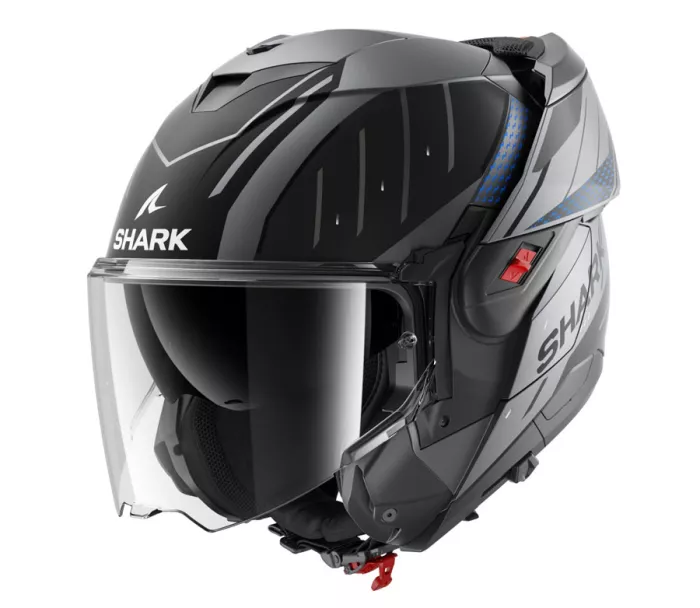 Překlápěcí helma Shark OXO RYDGER Mat