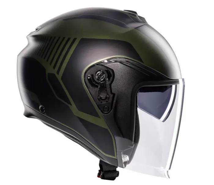 Otevřená helma AGV IRIDES E2206 SAKAI MATT GREEN/BLACK