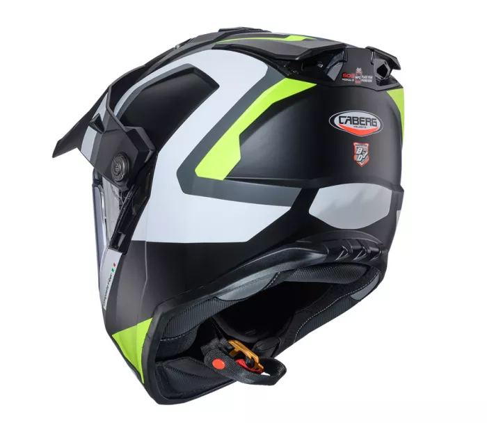 Adventure helma Caberg Tanami Scram matt black/grey/yellow fluo