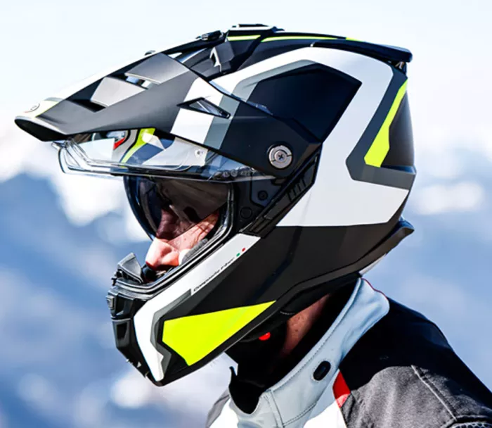 Adventure helma Caberg Tanami Scram matt black/grey/yellow fluo