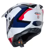 Helma na motorku Caberg Tanami Scram white/red/blue