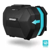 Boční kufry Shad SH38X carbon