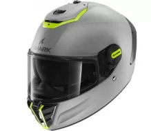 Helma na moto Shark SPARTAN RS BLANK Mat SP Silver Yellow Silver/SYS