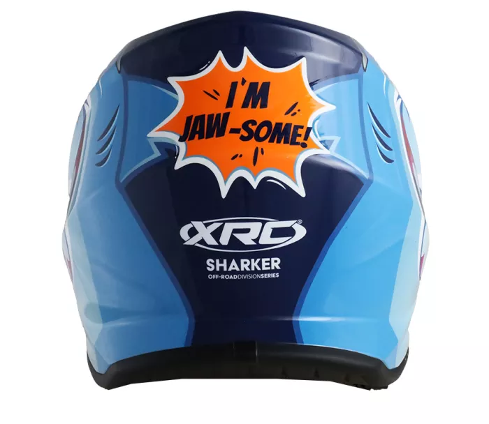 Dětská helma XRC MX Sharker blue