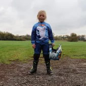 Dětská helma XRC MX Sharker blue