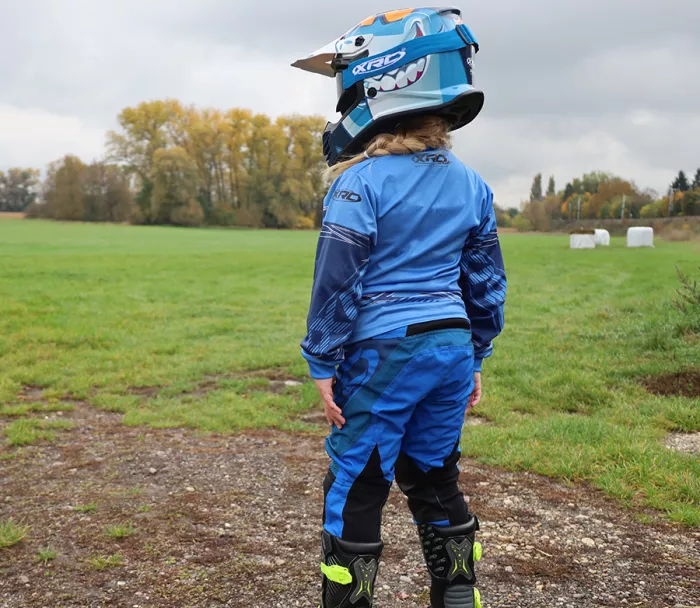 Dětská helma XRC MX Sharker blue