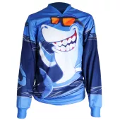 Dětský dres XRC MX Sharker blue