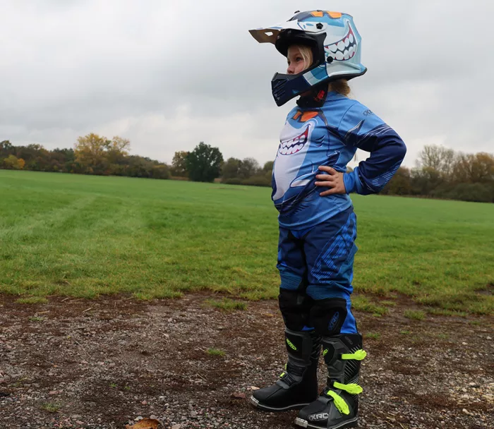 Dětské kalhoty XRC MX Sharker Youth pants blue