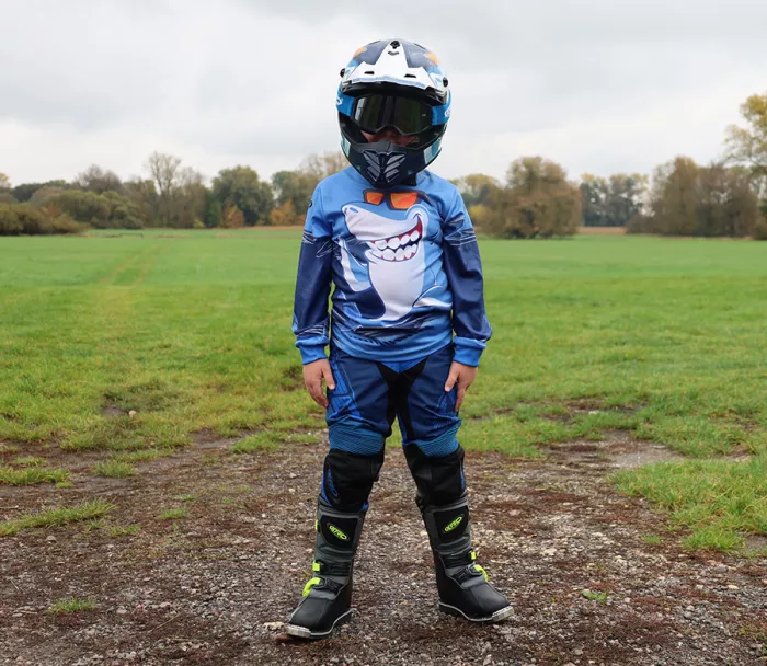 Dětské kalhoty XRC MX Sharker Youth pants blue