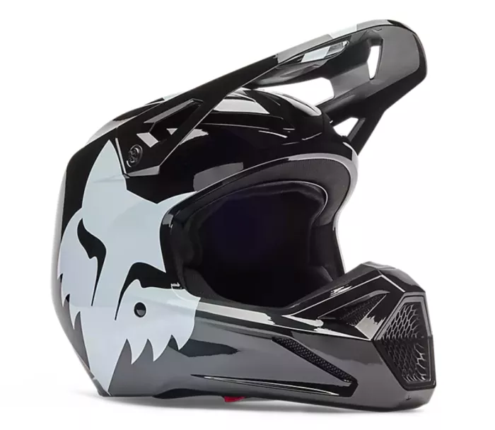 Dětská helma na motokros Fox V1 Shield Black