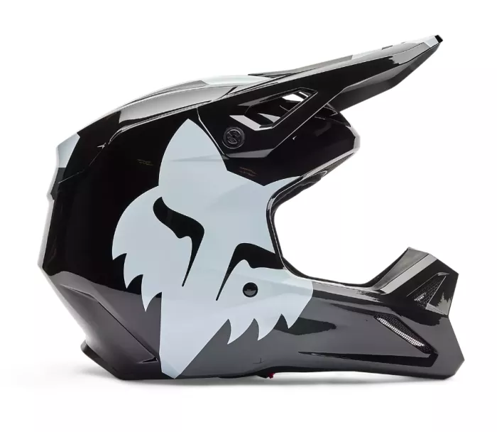 Dětská helma na motokros Fox V1 Shield Black