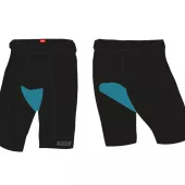 MTB kraťasy Nabajk Krucajs gel pad