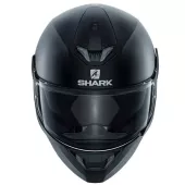 Helma na moto Shark HE4904E KMA SKWAL 2 BLANK MAT WHT LED Black Mat