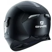 Helma na moto Shark HE4904E KMA SKWAL 2 BLANK MAT WHT LED Black Mat