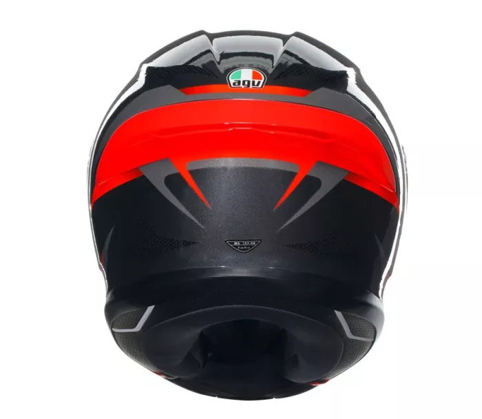 Helma na motorku AGV K6S SLASHCUT BLACK/GREY/RED