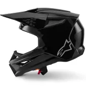 Motokrosová helma 2026 Alpinestars SM3 Solid black matt