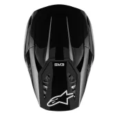 Motokrosová helma 2026 Alpinestars SM3 Solid black matt