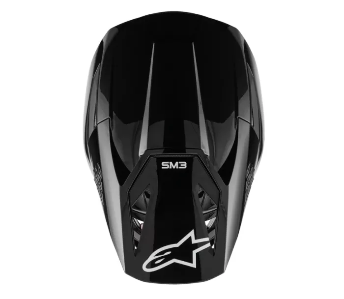 Motokrosová helma 2026 Alpinestars SM3 Solid black matt