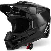 Motokrosová helma 2026 Alpinestars SM3 Solid black matt