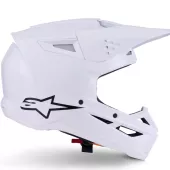 Helma na motokros 2026 Alpinestars SM3 Solid white glossy