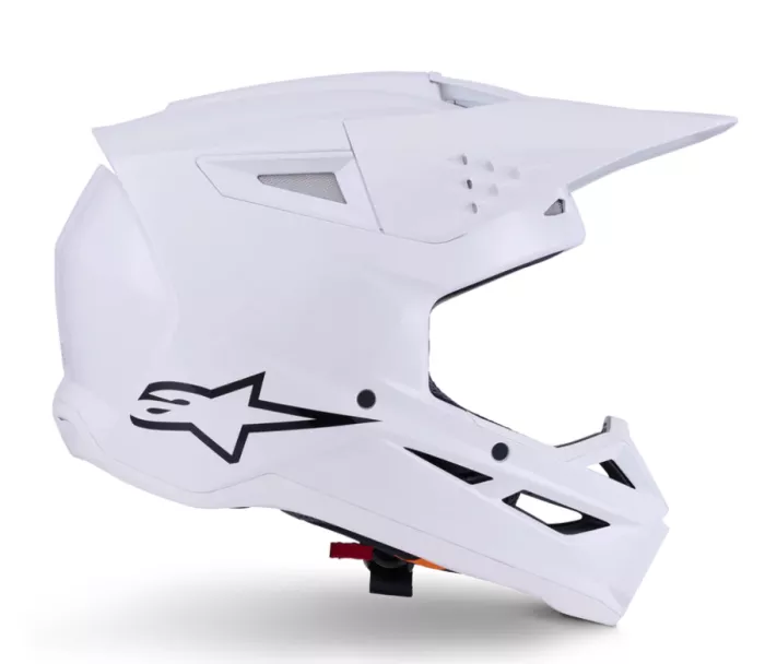 Helma na motokros 2026 Alpinestars SM3 Solid white glossy
