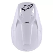 Helma na motokros 2026 Alpinestars SM3 Solid white glossy