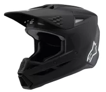 Dětská helma 2025 Alpinestars SM3 Solid black matt helmet