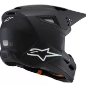 Dětská helma 2025 Alpinestars SM3 Solid black matt helmet