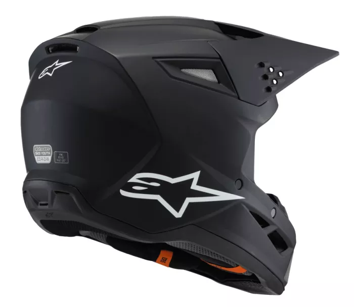 Dětská helma 2025 Alpinestars SM3 Solid black matt helmet