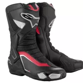 Boty na moto 2025 Alpinestars SMX-6 V3 black/silver/red