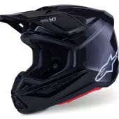 Helma na motokros 2026 Alpinestars SM7 Solid black glossy