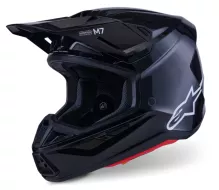 Helma na motokros 2026 Alpinestars SM7 Solid black glossy