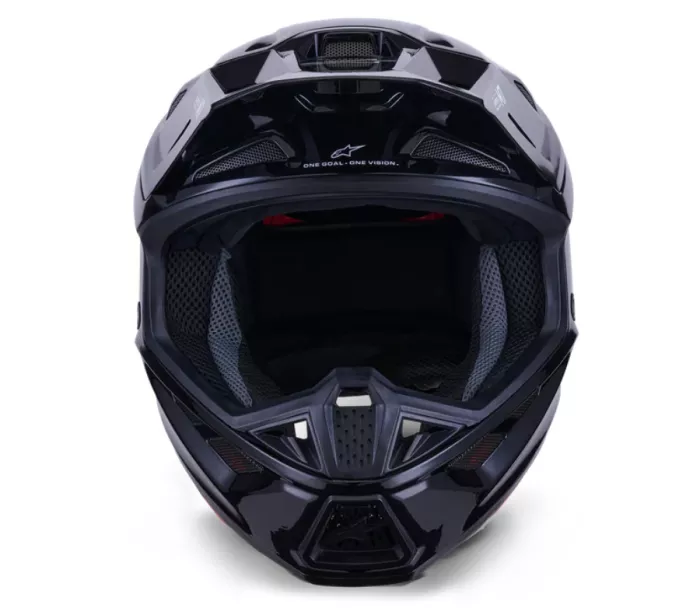 Helma na motokros 2026 Alpinestars SM7 Solid black glossy