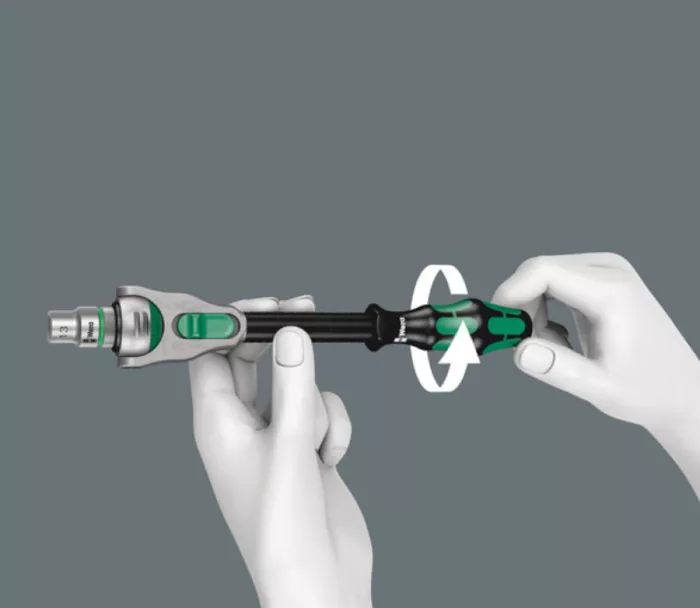 WERA Zyklop speed ratchet kit 26 pcs. 1/4" drive - Metric