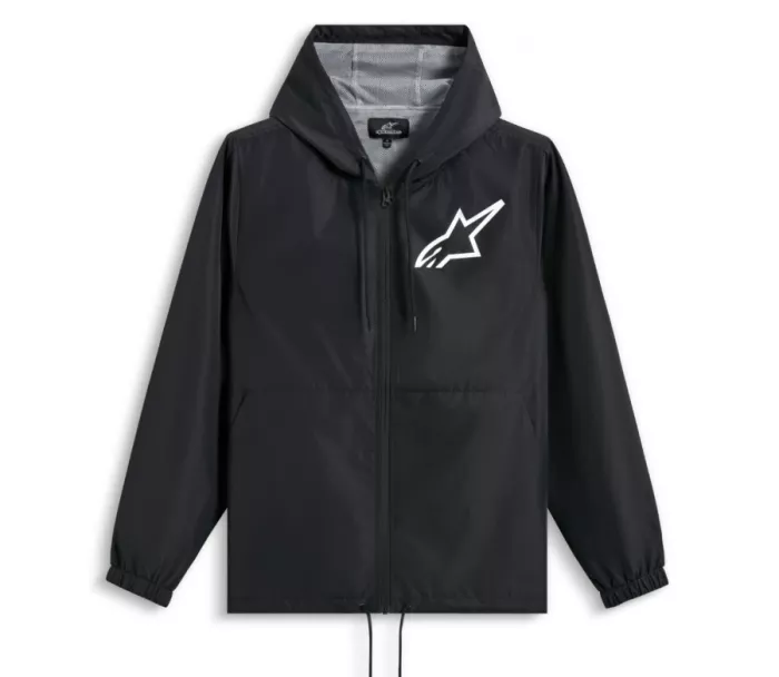 Bunda 2025 Alpinestars Speeder Chromium windbreaker black/white