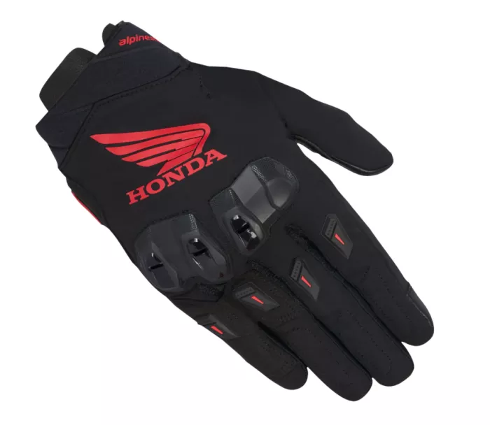 Rukavice 2025 Alpinestars Honda SP X 3 black/bright red