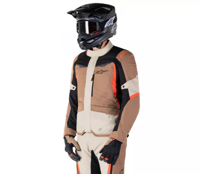 Bunda na moto 2025 Alpinestars ST-1 WTP dark khaki/sand/black/red