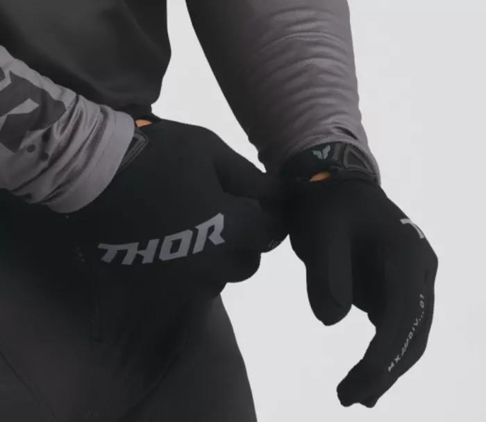 Dětské rukavice Thor Ridemode Static black